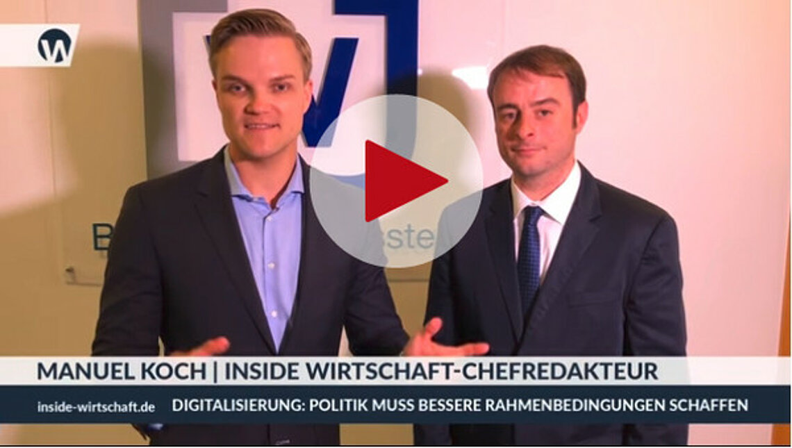 Alexander Kulitz im Interview mit Manuel Koch, dem INSIDE Wirtschaft-Chefredakteur.