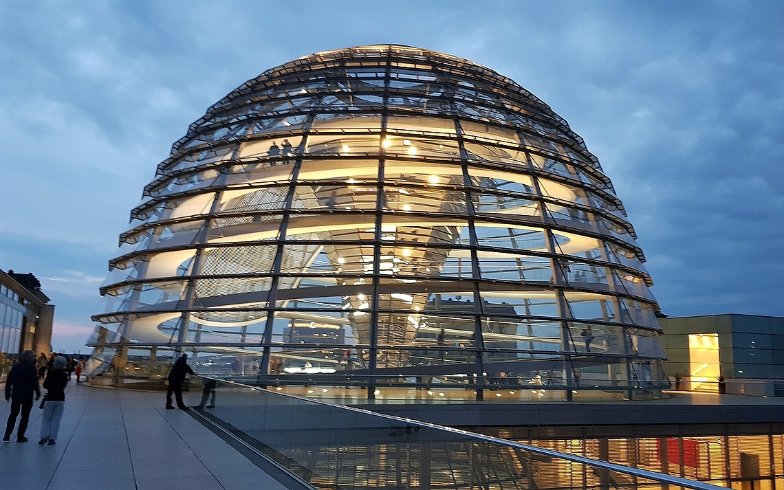 Reichstagskuppel des Bundestags