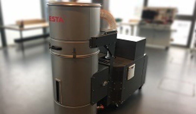 The mobile dust extractor of the NA series from ESTA.