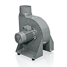 Medium-pressure fan generates a high volume of air and is suitable for the extraction of high volumes of air.