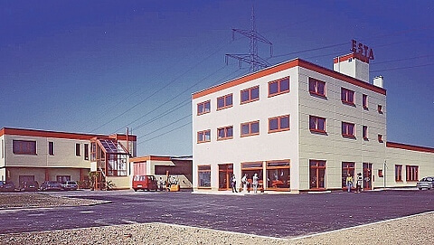 The ESTA company building in 1989
